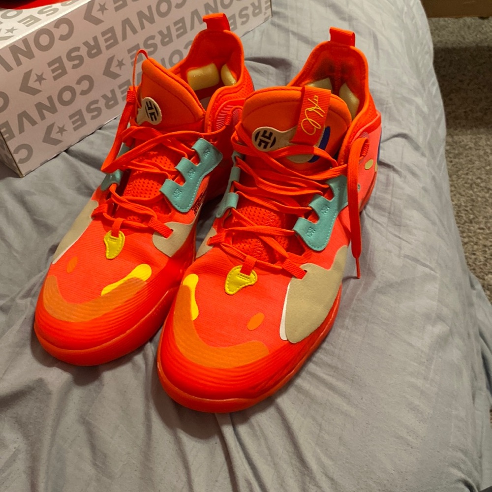 They are like new James harden basketball shoes